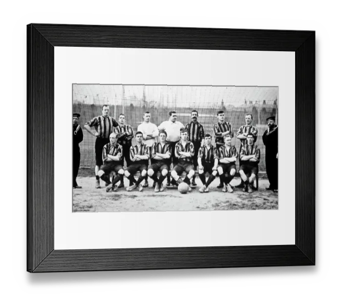 Framed Print : Football team Royal Navy Portsmouth Framed Print : Football team Royal Navy Portsmouth