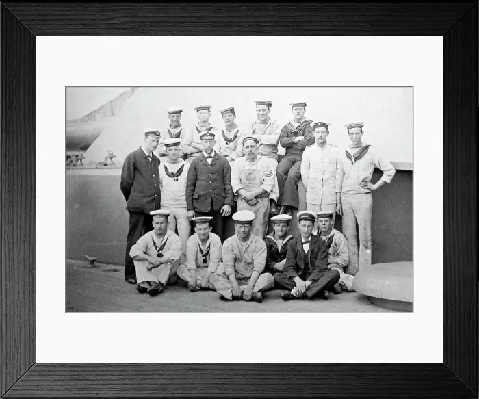 Framed Print : Royal Naval Temperance Society on HMS Commonwealth Framed Print : Royal Naval Temperance Society on HMS Commonwealth