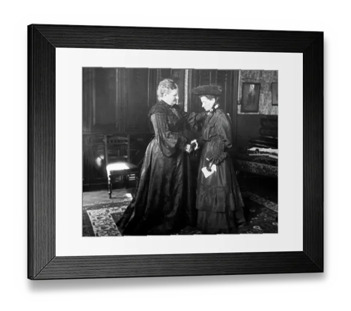 Framed Print : Agnes Weston with sailors widow Royal Sailors Rest Framed Print : Agnes Weston with sailors widow Royal Sailors Rest