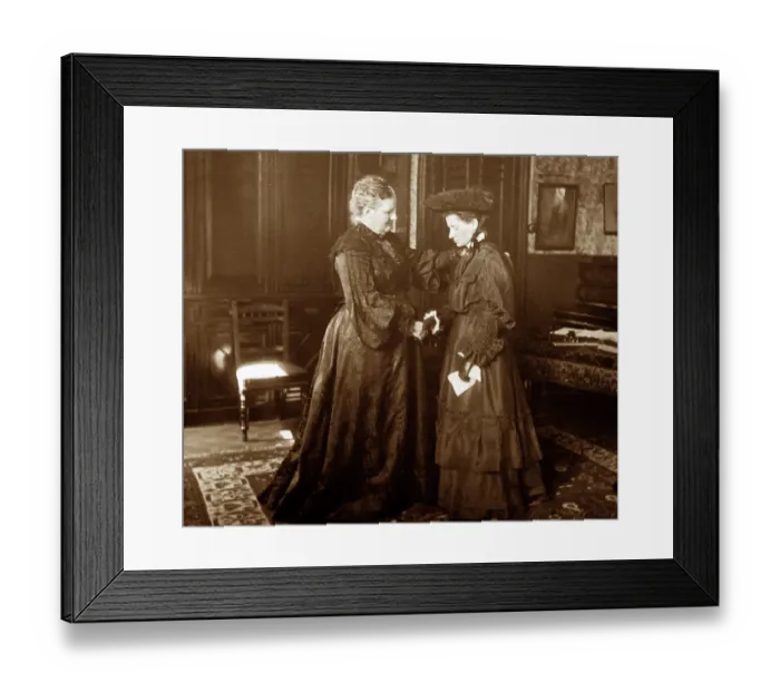 Framed Print : Agnes Weston with sailors widow Royal Sailors Rest Framed Print : Agnes Weston with sailors widow Royal Sailors Rest