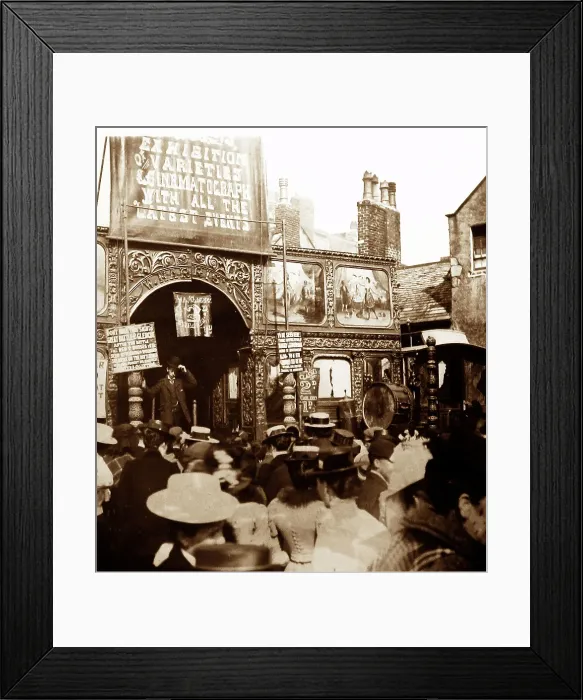 Framed Print : Whitehaven fair in 1899 Framed Print : Whitehaven fair in 1899