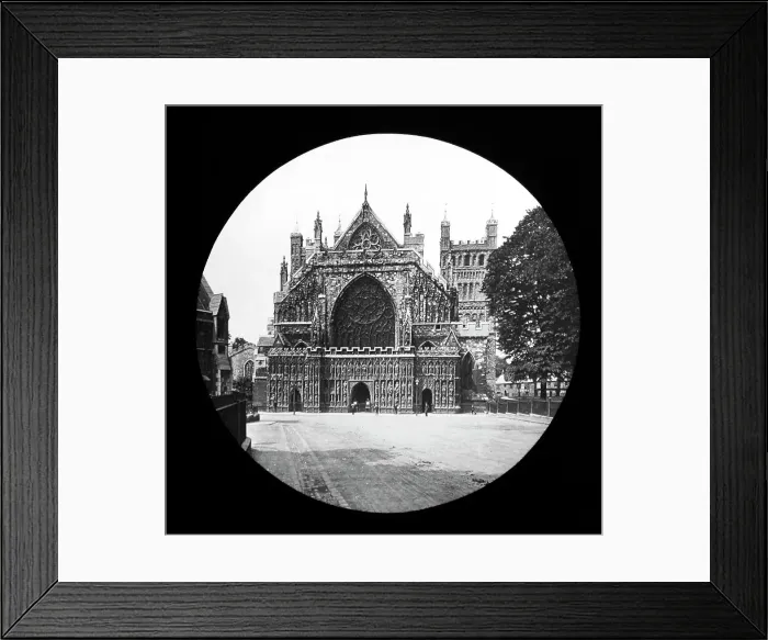 Framed Print : exeter cathedral west front Framed Print : exeter cathedral west front