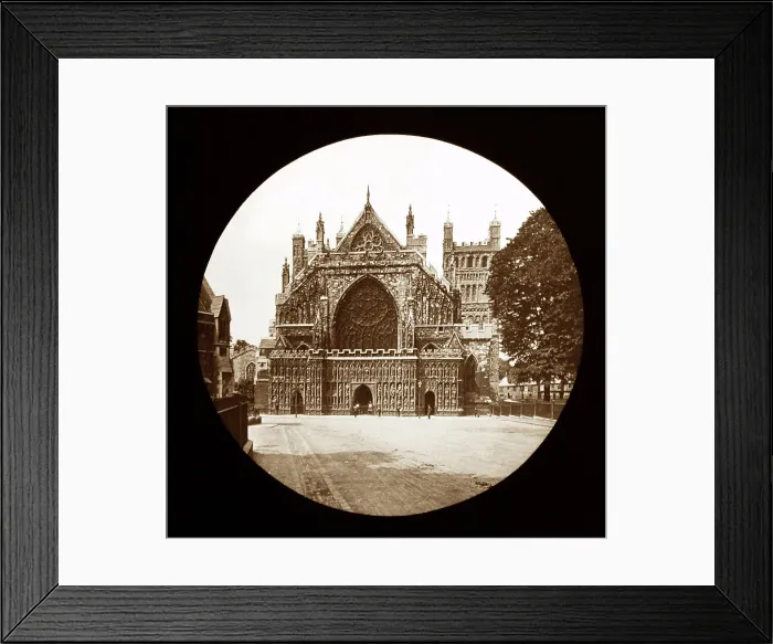 Framed Print : exeter cathedral west front Framed Print : exeter cathedral west front