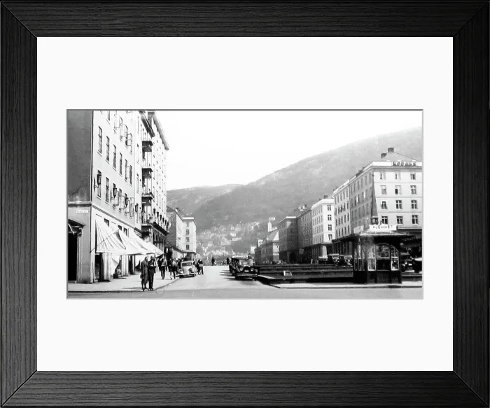 Framed Print : bergen in 1936 norway Framed Print : bergen in 1936 norway