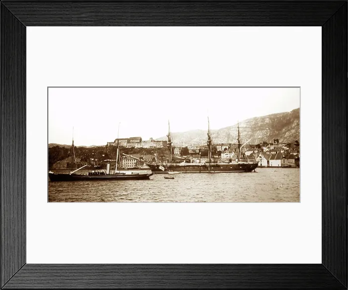 Framed Print : bergen harbour norway Framed Print : bergen harbour norway