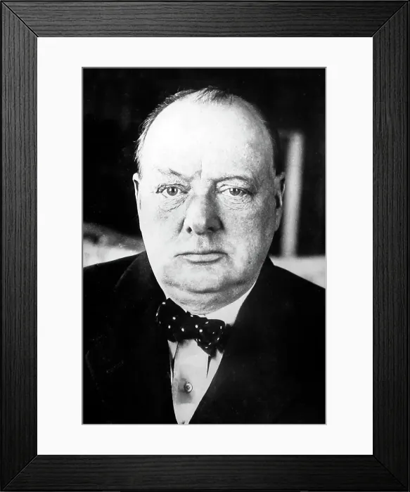 Framed Print : Winston Churchill Framed Print : Winston Churchill