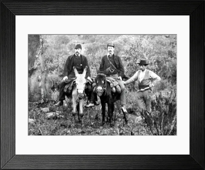 Framed Print : english tourists in gibralter Framed Print : english tourists in gibralter