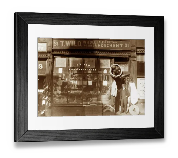 Framed Print : rubber goods retailer shop wholesaler Framed Print : rubber goods retailer shop wholesaler