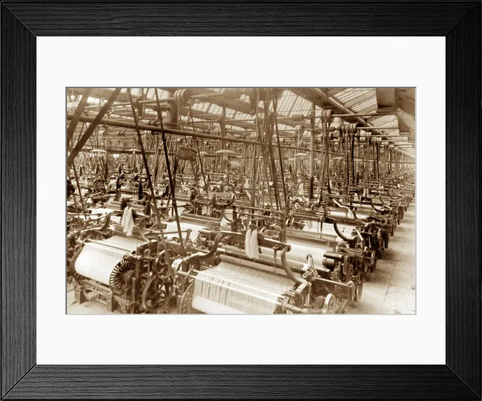 Framed Print : Queensgate Cotton Mill Peart Street Burnley Framed Print : Queensgate Cotton Mill Peart Street Burnley