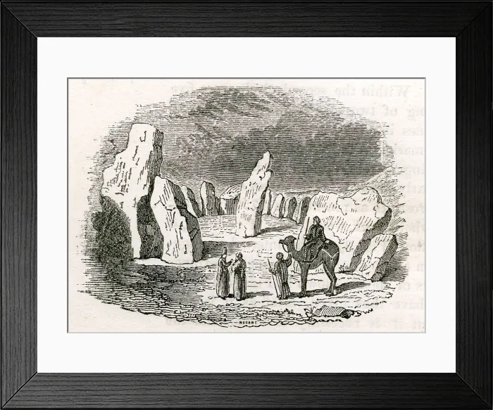 Framed Print : Druidical Circle At Darab Framed Print : Druidical Circle At Darab