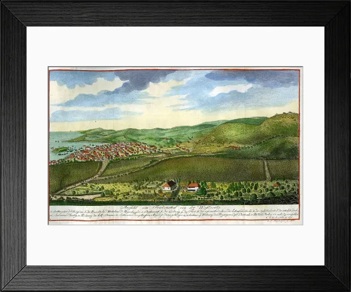 Framed Print : View of Freetown, Jamaica Framed Print : View of Freetown, Jamaica