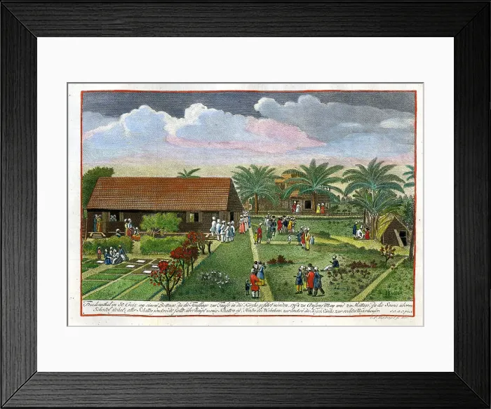 Framed Print : View of St Croix, West Indies Framed Print : View of St Croix, West Indies
