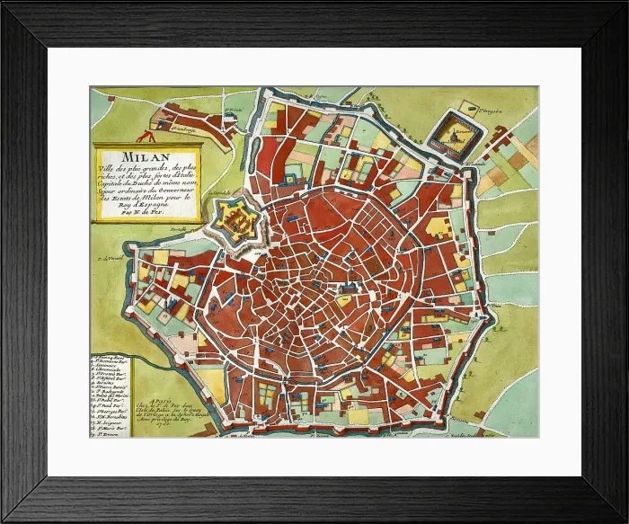 Framed Print : Milan Framed Print : Milan