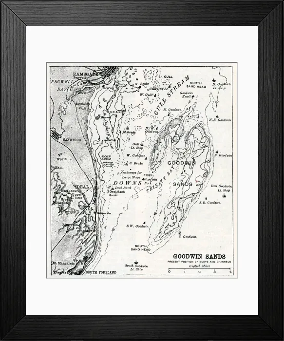 Framed Print : Goodwin Sands Framed Print : Goodwin Sands