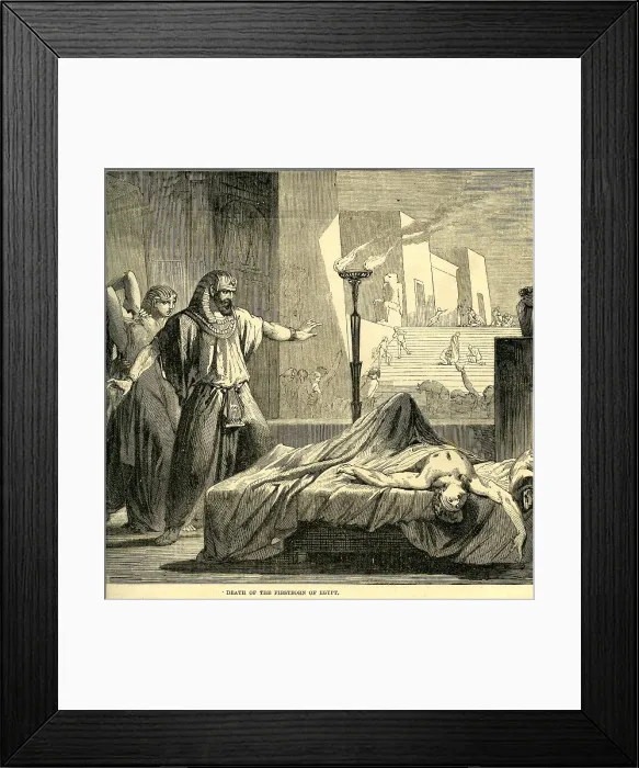 Framed Print : Daeth of The First Born - Egypt Plagues Framed Print : Daeth of The First Born - Egypt Plagues
