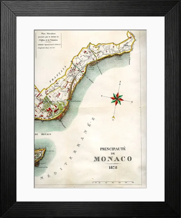 Framed Print : Monaco - Sheet 2 Framed Print : Monaco - Sheet 2