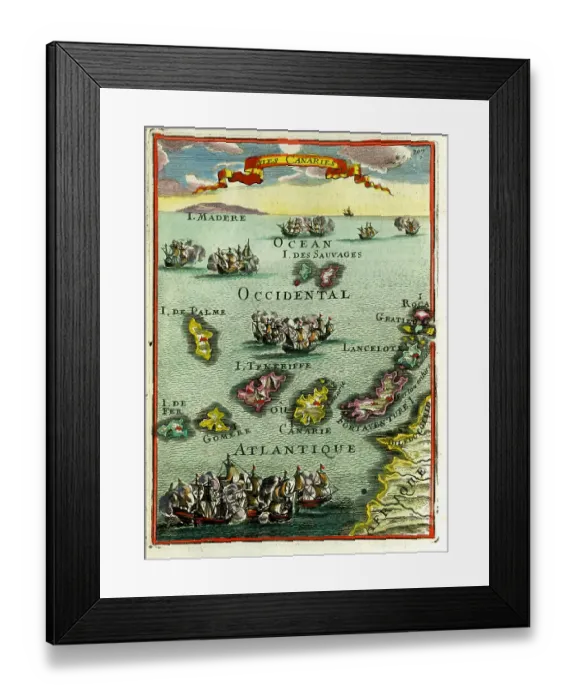 Framed Print : Canary Isles Framed Print : Canary Isles