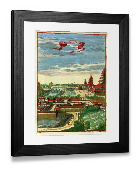 Framed Print : Palace of Jedo (Tokyo) Framed Print : Palace of Jedo (Tokyo)