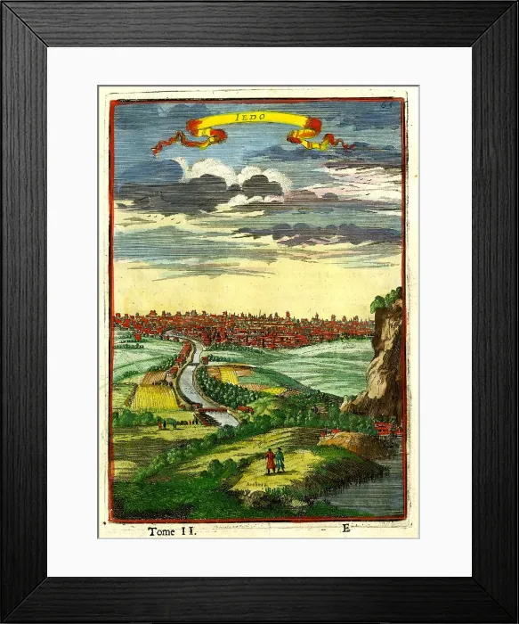 Framed Print : Jedo (Tokyo) Framed Print : Jedo (Tokyo)