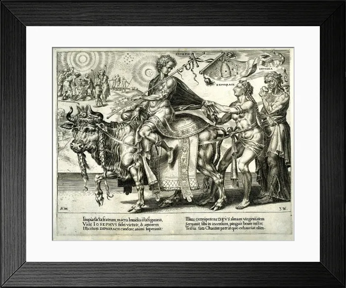 Framed Print : Joseph Riding On A Bull Framed Print : Joseph Riding On A Bull
