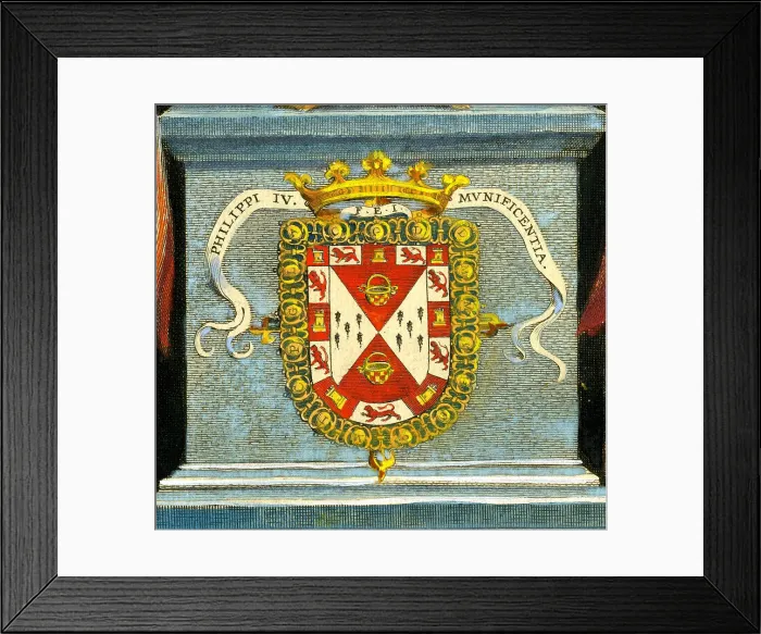 Framed Print : Spanish Coat of Arms - Philip Iv Framed Print : Spanish Coat of Arms - Philip Iv
