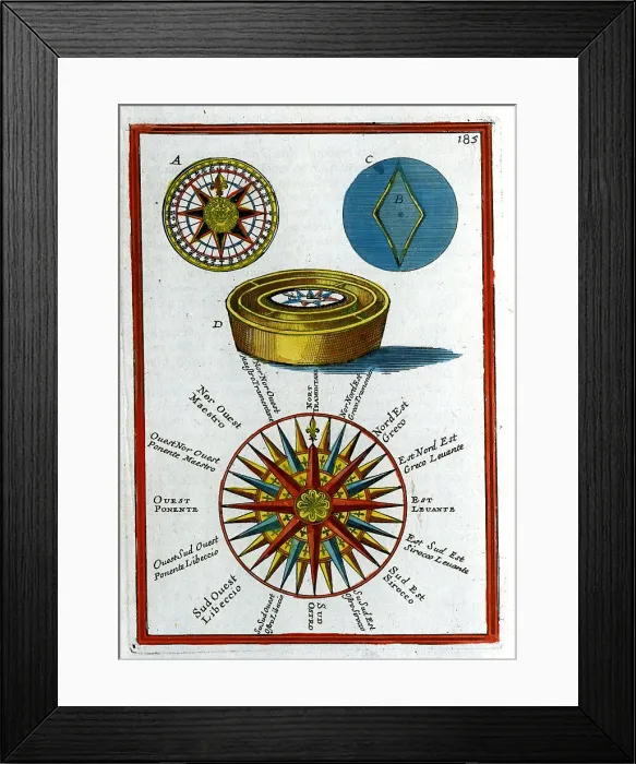 Framed Print : Compass Framed Print : Compass