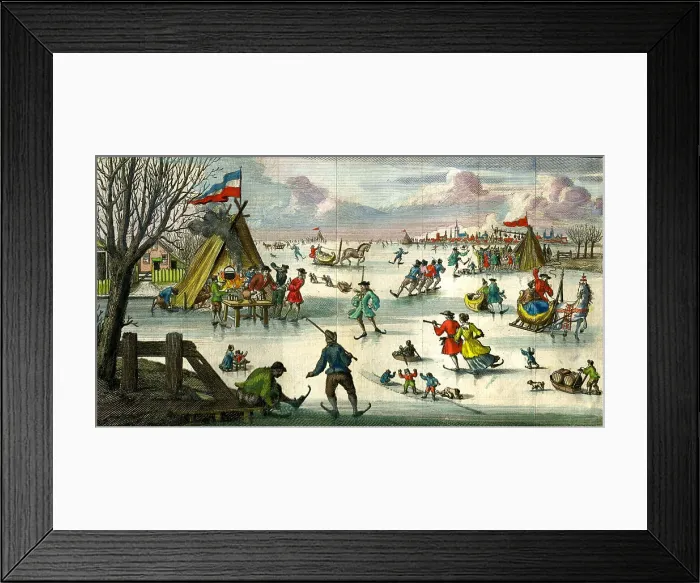 Framed Print : Skating Scene Framed Print : Skating Scene