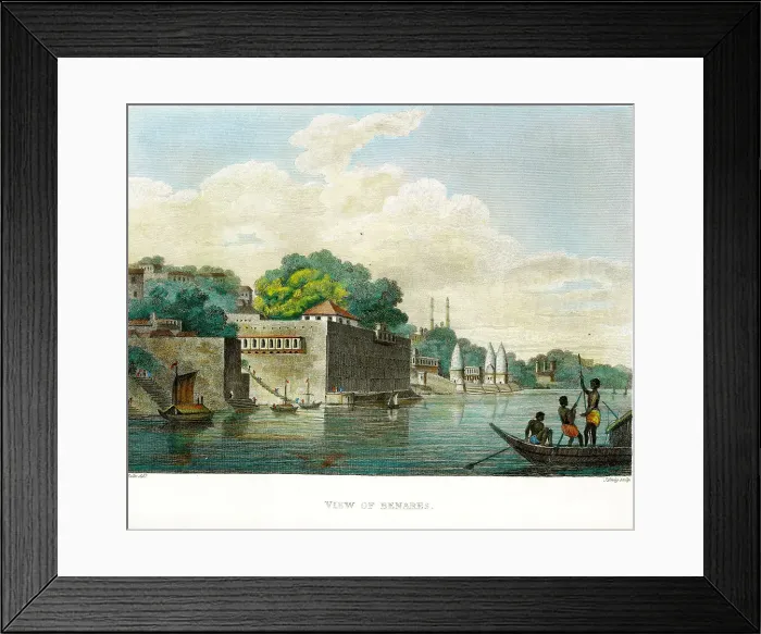 Framed Print : Benares (Varanesi) India Framed Print : Benares (Varanesi) India