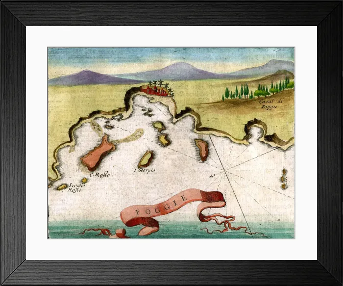 Framed Print : Foggie, Castelorizo, Chateau Rouge Framed Print : Foggie, Castelorizo, Chateau Rouge