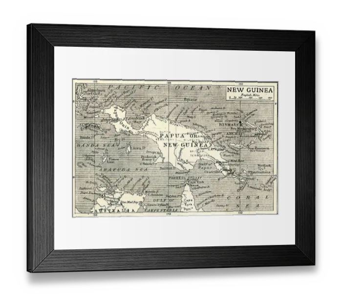 Framed Print : Papua Or New Guinea Framed Print : Papua Or New Guinea