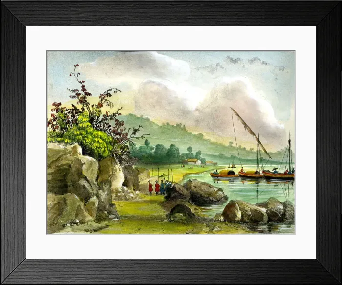 Framed Print : Touranne, China Framed Print : Touranne, China