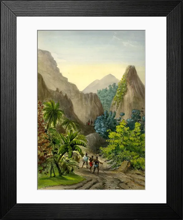 Framed Print : Honoloulou, Valley Du Par Framed Print : Honoloulou, Valley Du Par