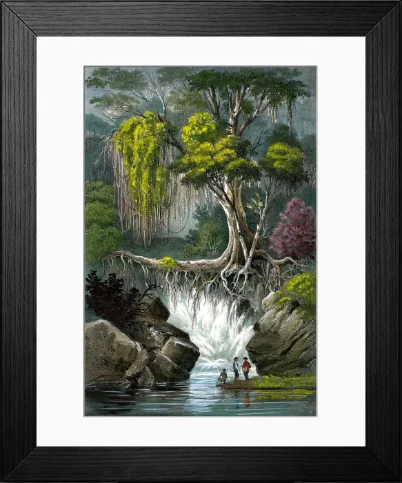 Framed Print : Cascade At George Town, Penang, East Indies Framed Print : Cascade At George Town, Penang, East Indies
