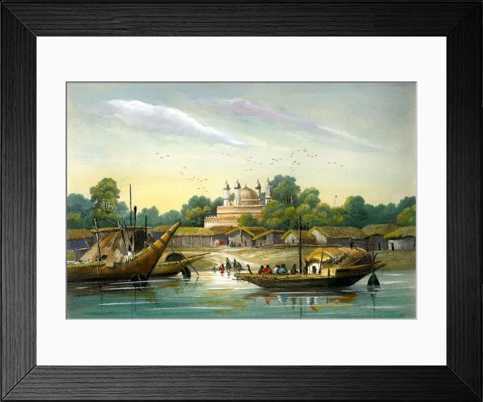 Framed Print : Mosque Near Calcutta, India Framed Print : Mosque Near Calcutta, India