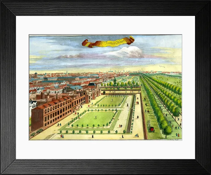 Framed Print : St James House, London Framed Print : St James House, London