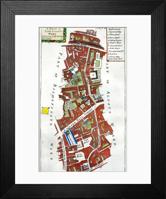 Framed Print : Lime Street Ward Framed Print : Lime Street Ward