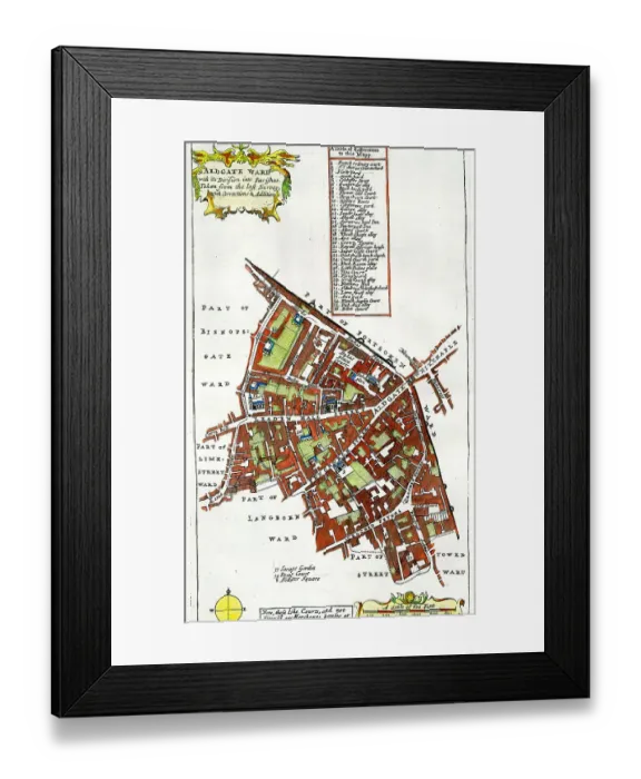 Framed Print : Aldgate Ward Framed Print : Aldgate Ward