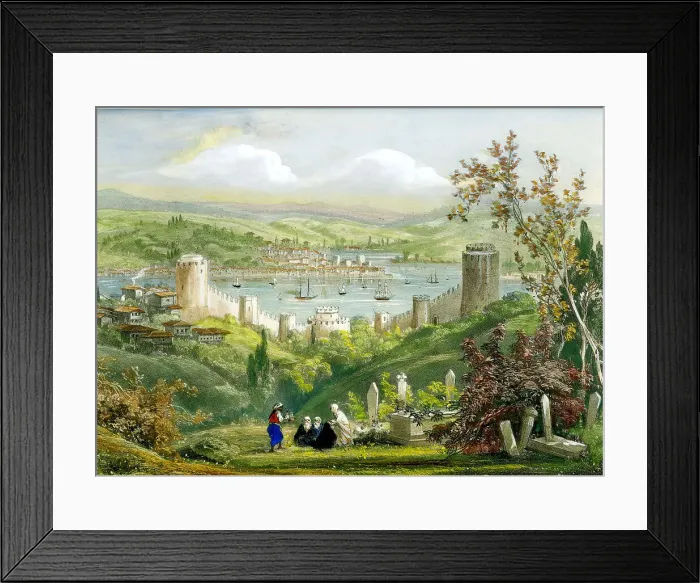 Framed Print : Castle On The Bosphorus, Asia Framed Print : Castle On The Bosphorus, Asia