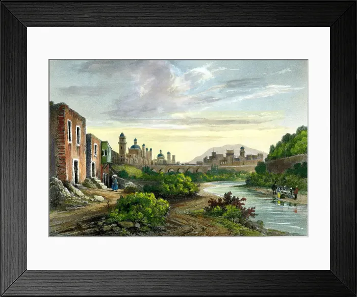 Framed Print : Lima, Peru, Pont Sur Le Rimac Framed Print : Lima, Peru, Pont Sur Le Rimac