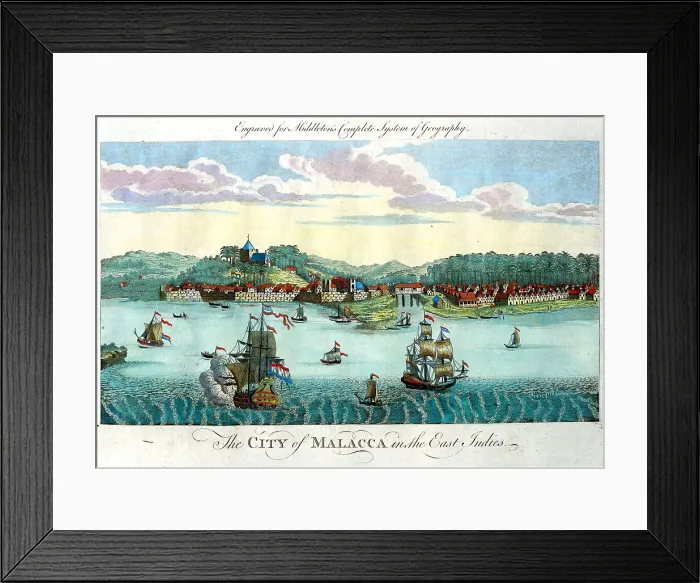 Framed Print : City of Malacca, East Indies Framed Print : City of Malacca, East Indies