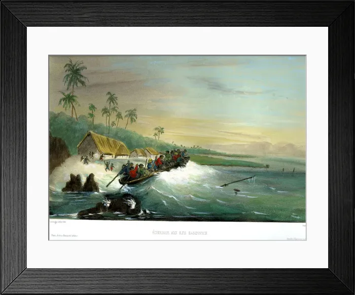 Framed Print : Sandwich Isles, Hawaii Framed Print : Sandwich Isles, Hawaii