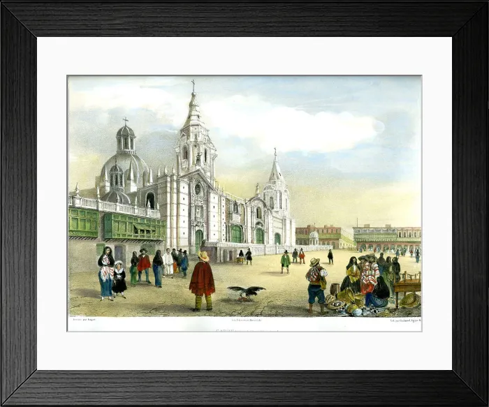 Framed Print : Lima Cathedral, Peru Framed Print : Lima Cathedral, Peru