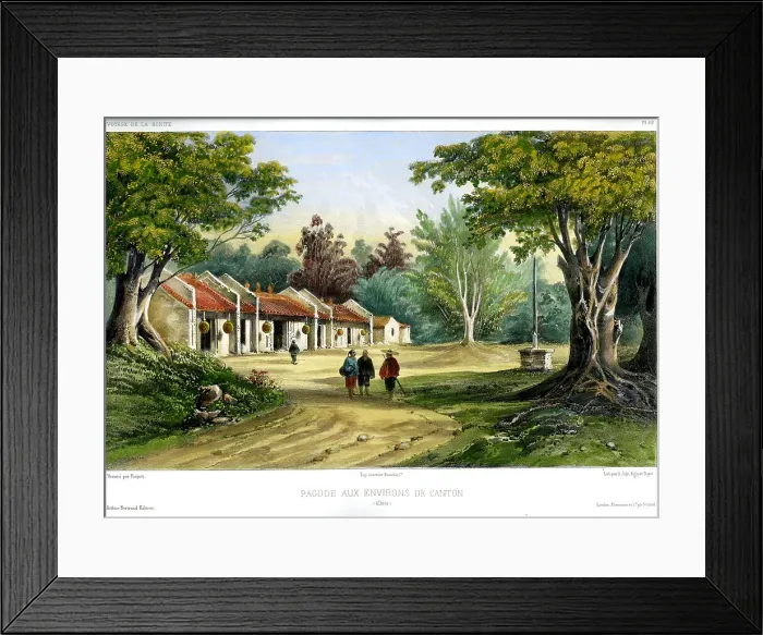 Framed Print : Pagode, Canton, China Framed Print : Pagode, Canton, China