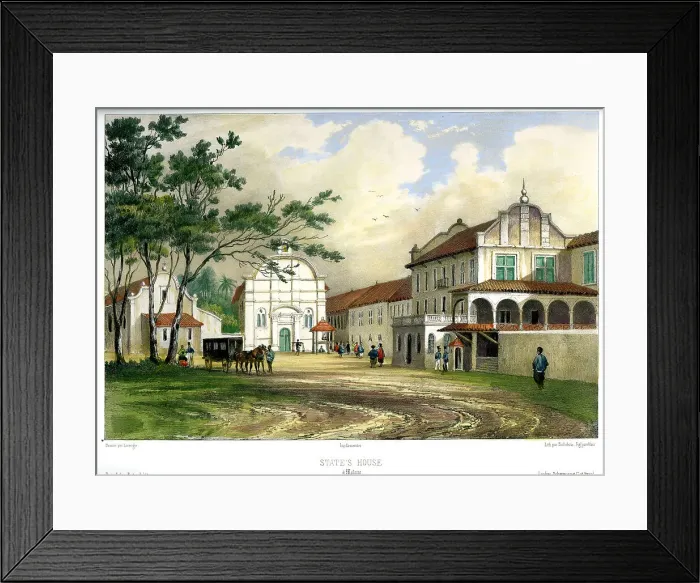 Framed Print : State's House, Malacca Framed Print : State's House, Malacca