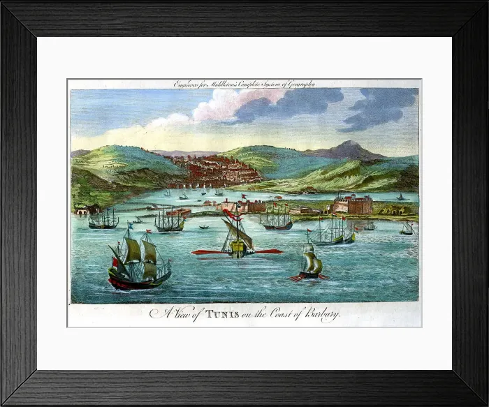 Framed Print : Tunis, Coast of Barbary Framed Print : Tunis, Coast of Barbary