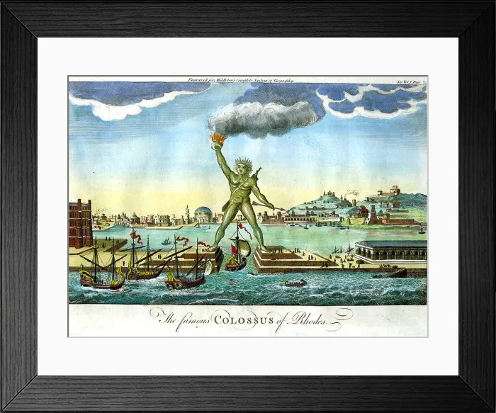 Framed Print : Colossus of Rhodes Framed Print : Colossus of Rhodes