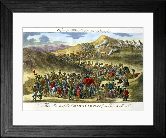 Framed Print : The Grand Caravan From Cairo To Mecca Framed Print : The Grand Caravan From Cairo To Mecca
