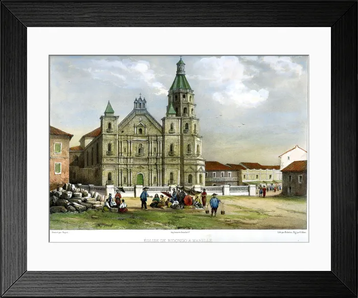 Framed Print : Church of Bidondo, Manilla, Phillipines Framed Print : Church of Bidondo, Manilla, Phillipines