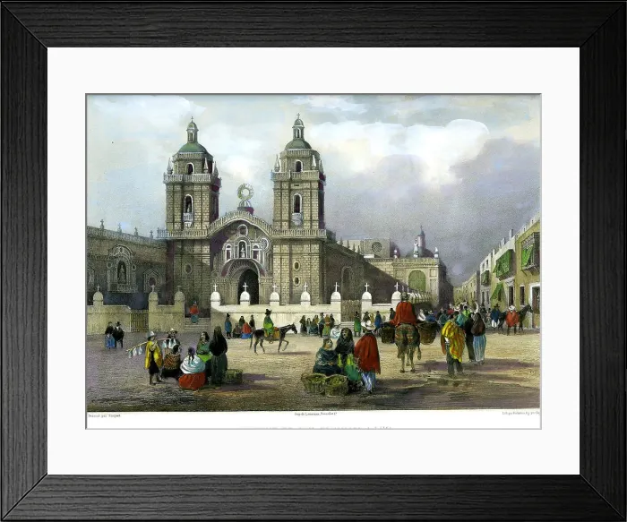 Framed Print : Convent of San Francisco, Lima, Peru Framed Print : Convent of San Francisco, Lima, Peru