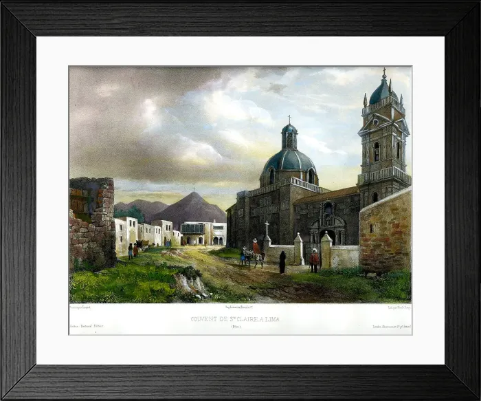 Framed Print : Convent of St Claire, Lima, Peru Framed Print : Convent of St Claire, Lima, Peru